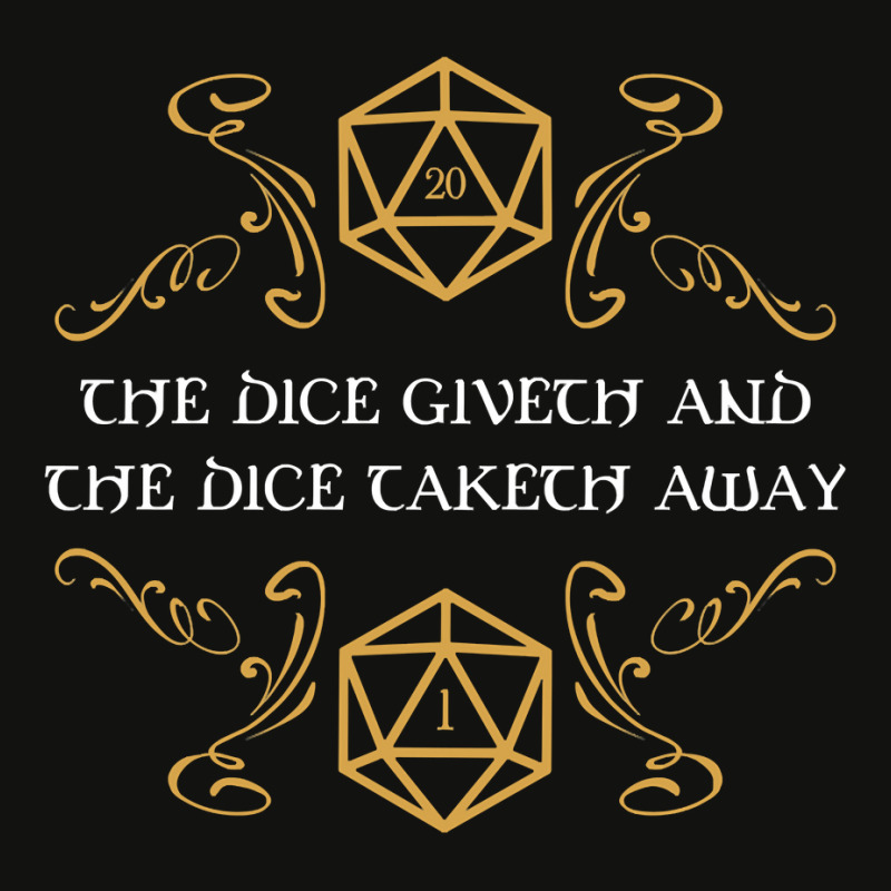 The Dice Giveth And Taketh Away Natural  And Criti Scorecard Crop Tee | Artistshot