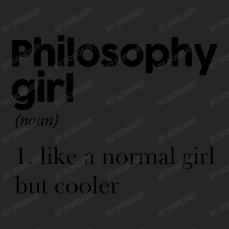 Philosophy Girl Ladies Fitted T-Shirt by DonoArt | Artistshot