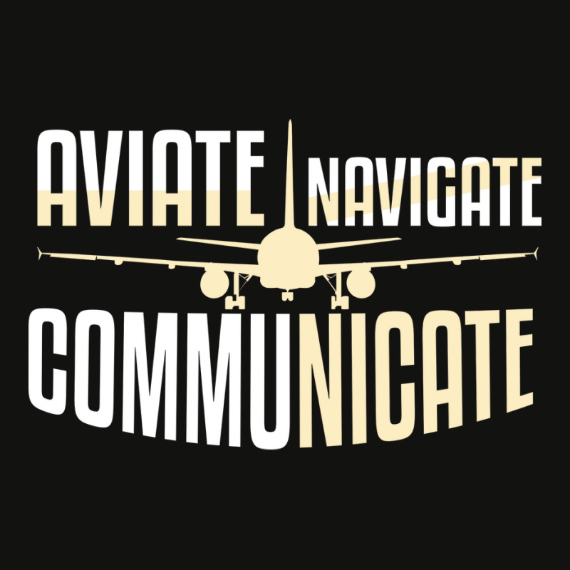 Aviate Navigate Communicate Quote Scorecard Crop Tee by yvettecootsr | Artistshot