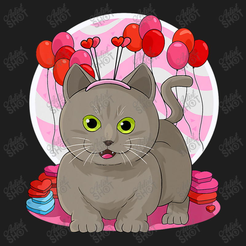 Munchkin Cat Heart Valentine Day Decor Classic T-shirt by kimblejoettaefd | Artistshot