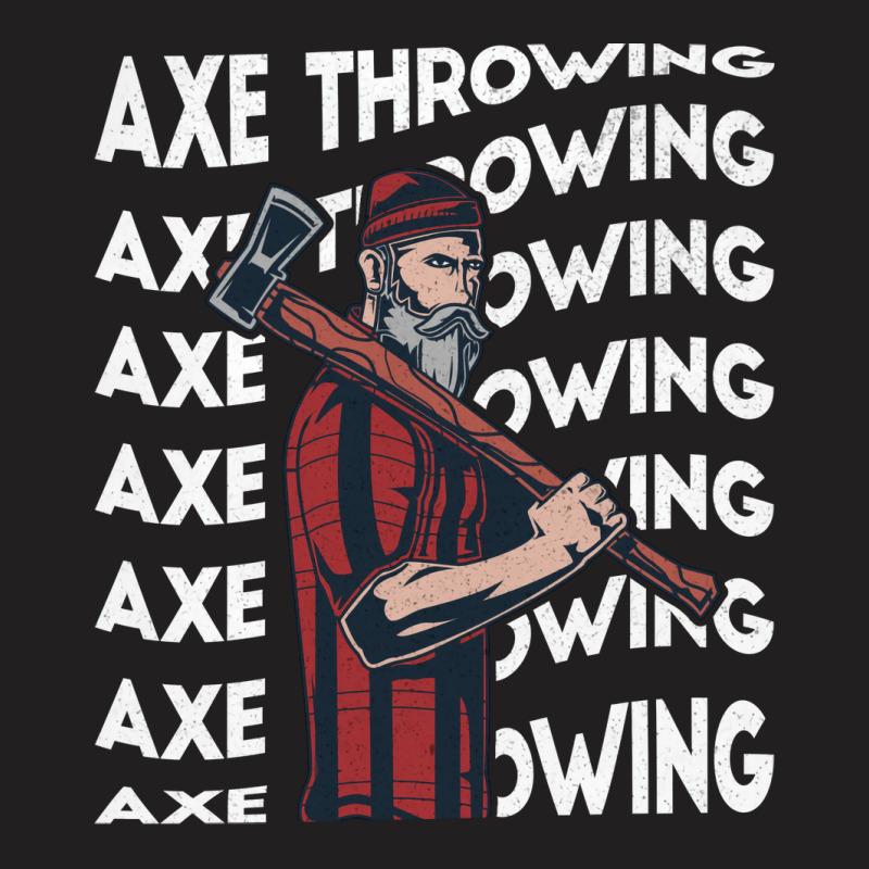 Axe Throwing Trending Red T-shirt | Artistshot