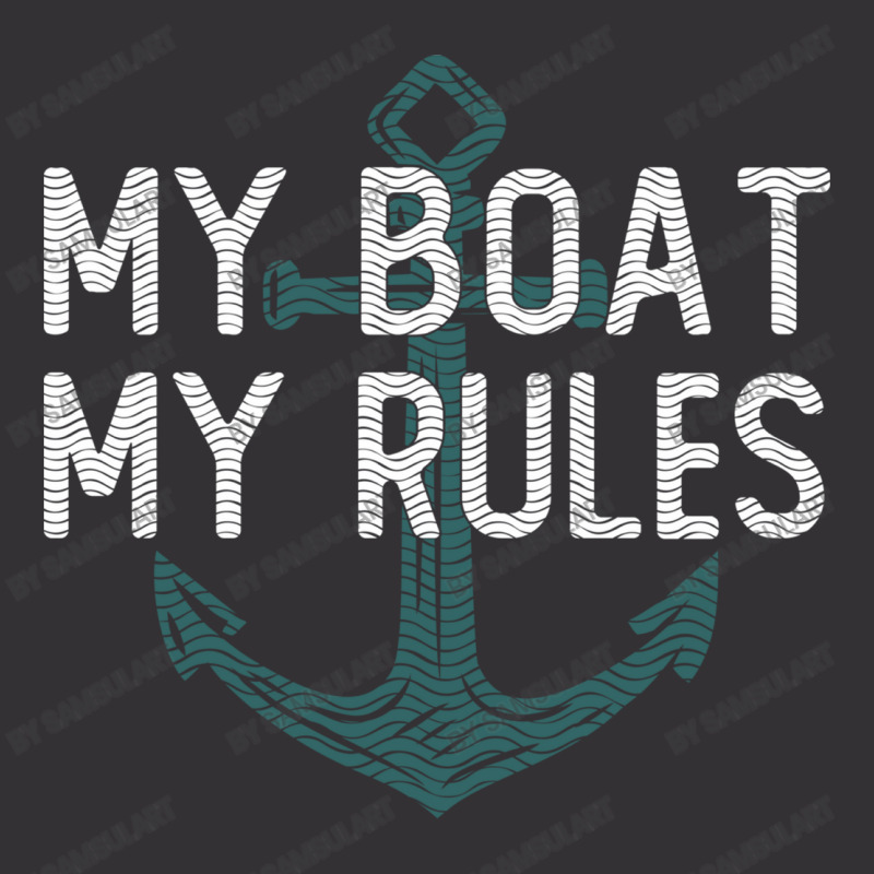 Funny Boating My Boat My Rules Vintage Anchor Sailing Humor Gift For B Vintage Short | Artistshot