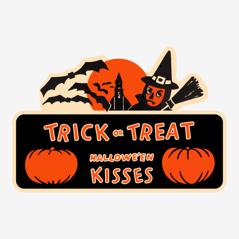 Trick Or Treat — halloween Kisses Scorecard Crop Tee by fanielshakifh | Artistshot