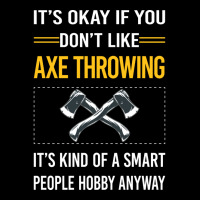 Funny Smart People Axe Throwing Quote Men's 3/4 Sleeve Pajama Set | Artistshot