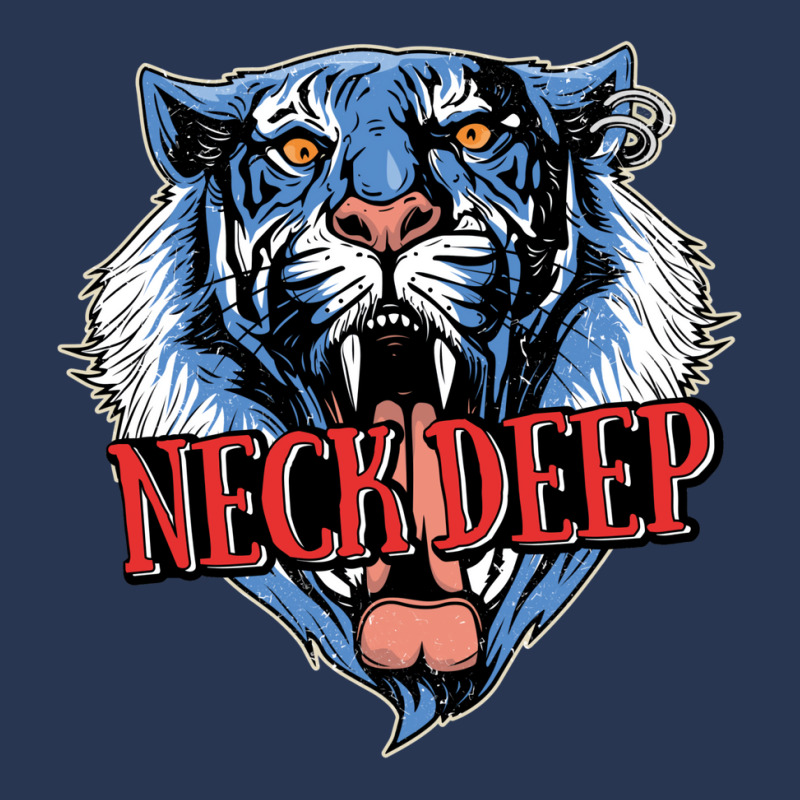 Neck Deep   Tiger Men Denim Jacket by dallycoplina | Artistshot