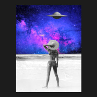 Ufo Sighting  Bikini Girl  Vintage  Retrowave Aest Hoodie & Jogger Set | Artistshot