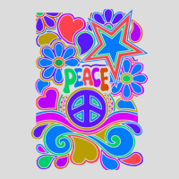 Peace And Love Flowers And Stars Hippie Design Men's Polo Shirt | Artistshot