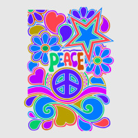 Peace And Love Flowers And Stars Hippie Design Unisex Jogger | Artistshot