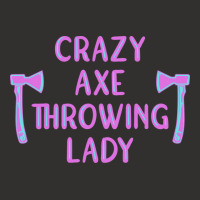 Crazy Axe Throwing Lady Boy Champion Hoodie | Artistshot