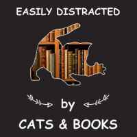 Limited Edition Easily Distracted By Cats And Book Vintage Cap | Artistshot