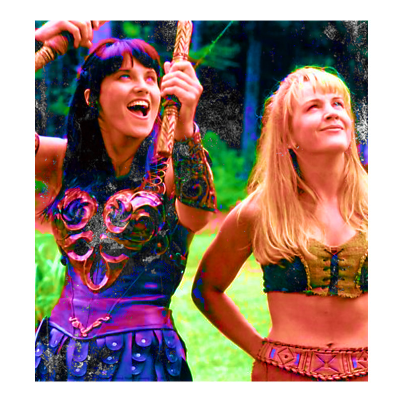 Xena And Gabrielle Art Zipper Hoodie | Artistshot