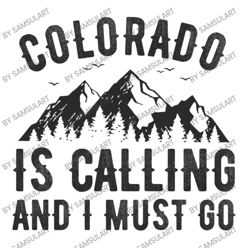 Funny Hiking Colorado Is Calling And I Must Go Mountain In Minimalism Women's V-Neck T-Shirt by SamsulArt | Artistshot