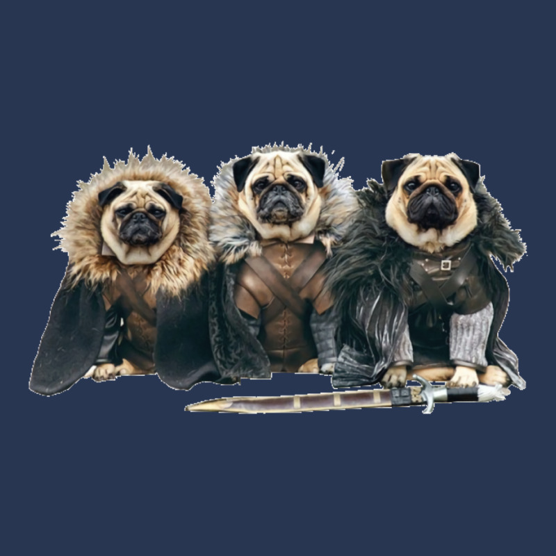 Pug Of Thrones Men Denim Jacket by dallycoplina | Artistshot