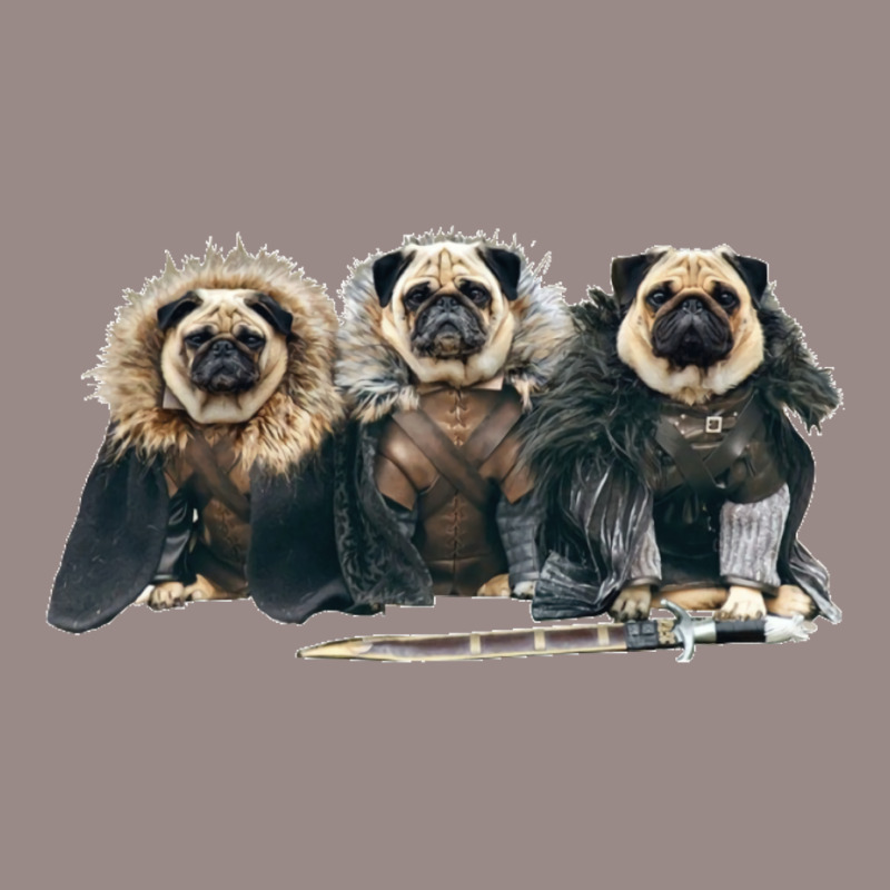 Pug Of Thrones Vintage T-Shirt by dallycoplina | Artistshot