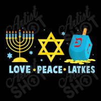 Love Peace Latkes Hanukkah Chanukah Menorah Jewish Toddler Sweatshirt | Artistshot