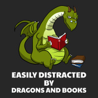 Trending Easily Distracted By Dragons And Books Bo Men's T-shirt Pajama Set | Artistshot