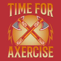 Time For Axercise Funny Axe Thrower Throwing Ax Lo T-shirt | Artistshot