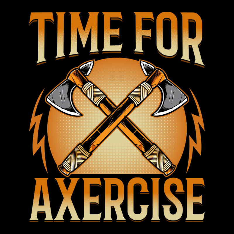 Time For Axercise Funny Axe Thrower Throwing Ax Lo Lightweight Hoodie | Artistshot