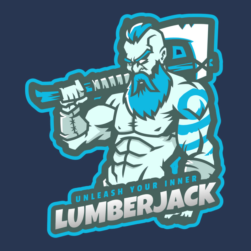 Unleash Your Inner Lumberjack Blue Men Denim Jacket | Artistshot