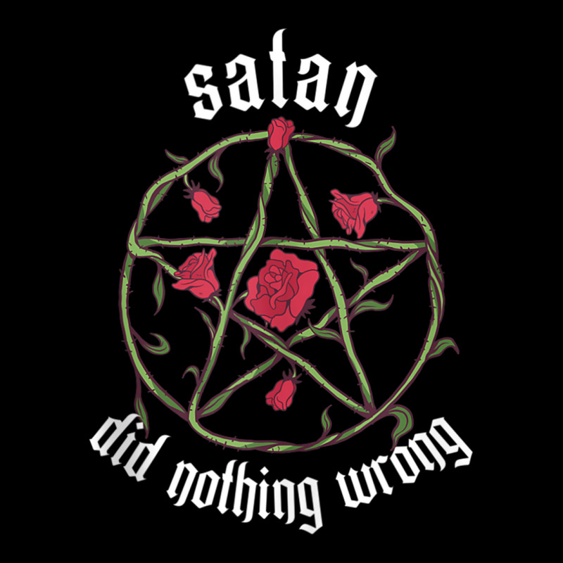 Satan Did Nothing Wrong Pentagram Goth Tank Top V-Neck Tee by mogakino | Artistshot