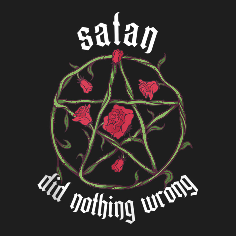 Satan Did Nothing Wrong Pentagram Goth Tank Top Classic T-shirt by mogakino | Artistshot