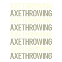 White Text Axe Throwing Funny Long Sleeve Shirts | Artistshot