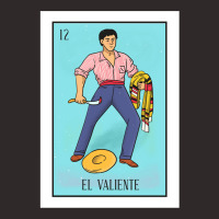 El Valiente Lottery Card Gift The Brave Card Mexic Racerback Tank | Artistshot