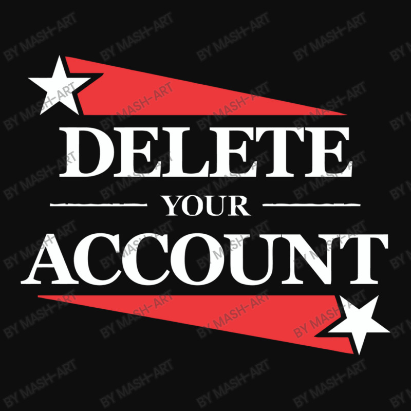 Delete Your Account Crop Top by Mash-Art | Artistshot