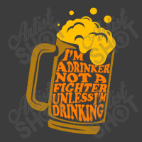 I'm A Drinker Not A Fighter Men's Polo Shirt | Artistshot