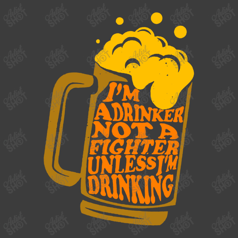 I'm A Drinker Not A Fighter Men's Polo Shirt | Artistshot