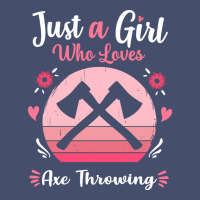 Just A Girl Who Loves Axe Throwing Pink Retro Vint Vintage Short | Artistshot