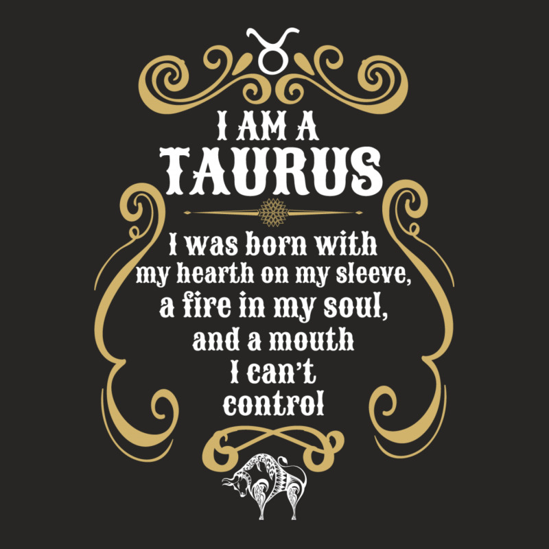 I Am A Taurus Ladies Fitted T-Shirt by rardesign | Artistshot