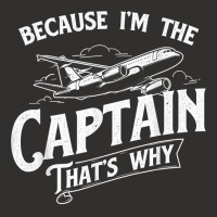 Because I'm The Captain That's Why   Aircraft Airl Champion Hoodie | Artistshot