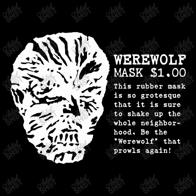 Vintage Werewolf Mask Ad (light) Pocket T-shirt | Artistshot