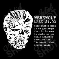 Vintage Werewolf Mask Ad (light) Maternity Scoop Neck T-shirt | Artistshot