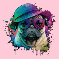 Vaporwave Pug Hat And Sunglasses Edition 1 Graphic T-shirt | Artistshot