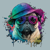 Vaporwave Pug Hat And Sunglasses Edition 1 Unisex Sherpa-lined Denim Jacket | Artistshot