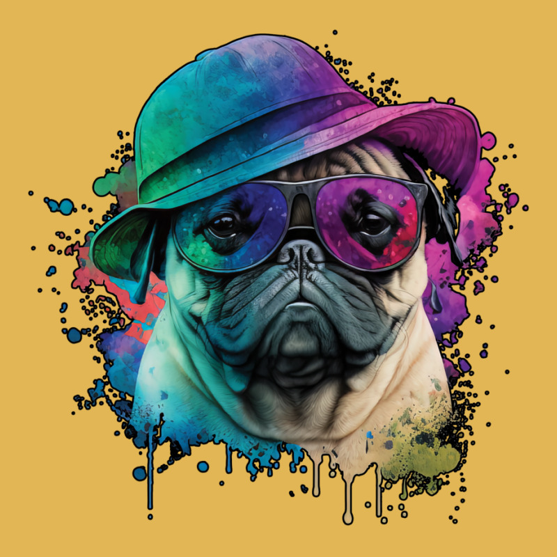 Vaporwave Pug Hat And Sunglasses Edition 1 Vintage Hoodie And Short Set by juareztoews2 | Artistshot