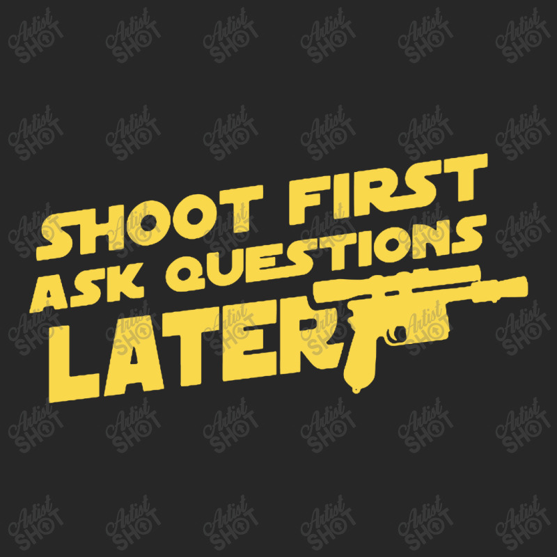 Shoot First Ask Questions Later Men's T-shirt Pajama Set | Artistshot