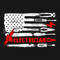 Electrician Patriotic American Flag Electrician Gi Flannel Shirt | Artistshot