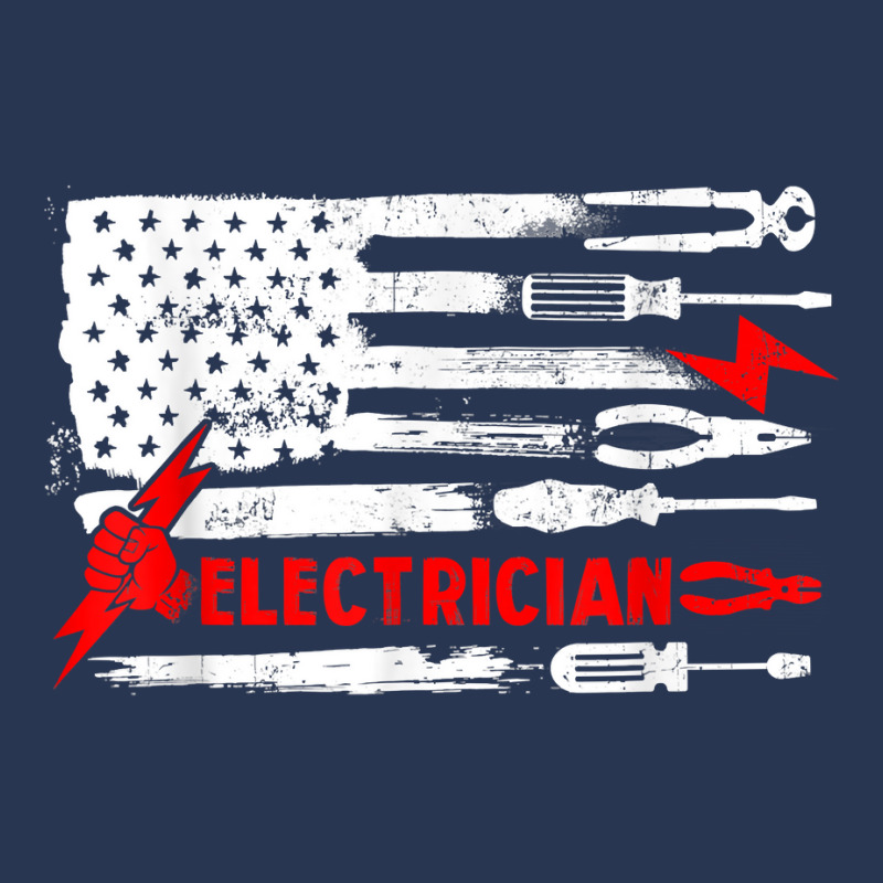 Electrician Patriotic American Flag Electrician Gi Men Denim Jacket | Artistshot