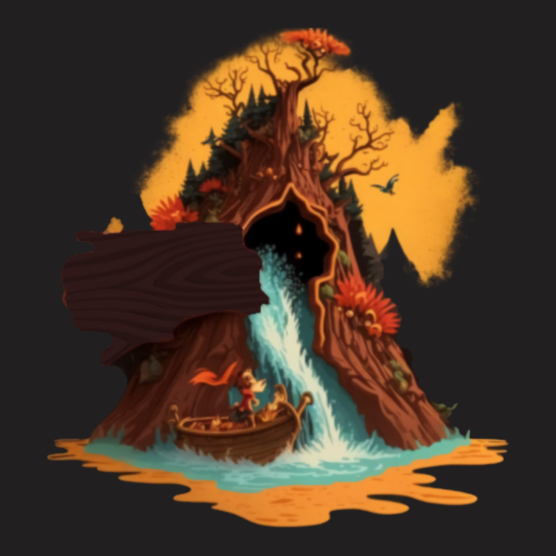 Splash Mountain  1 T-Shirt by jagvirrietb | Artistshot