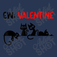 Black Cat Ew Valentine Meowy Kitten Cat Dad, Cat M Ladies Denim Jacket | Artistshot