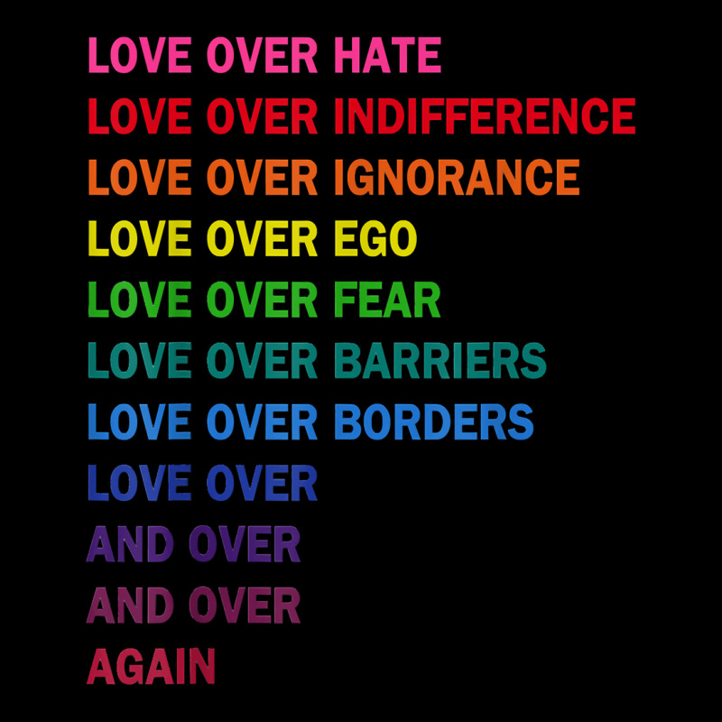 Love Over Hate, Love Over Indifference Lgb Youth Hoodie by CobarrubiasAvalosBernardino | Artistshot