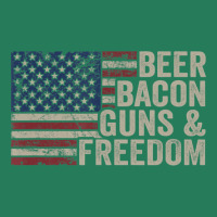 Beer Bacon Guns Freedom Bbq Vintage Usa Flag Drink T-shirt | Artistshot