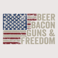 Beer Bacon Guns Freedom Bbq Vintage Usa Flag Drink Pocket T-shirt | Artistshot