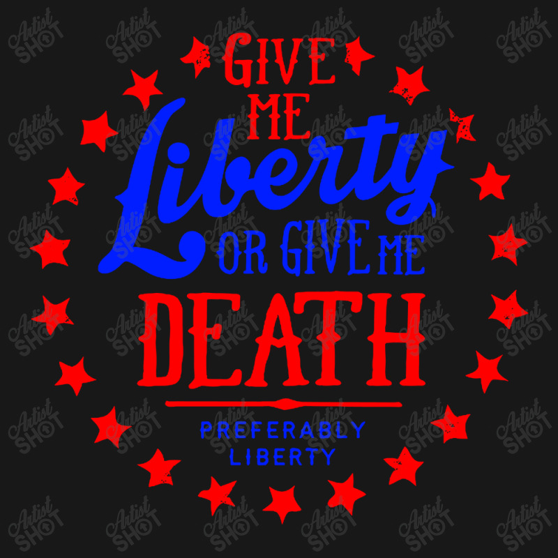 Liberty Or Death, Preferably Liberty Flannel Shirt | Artistshot