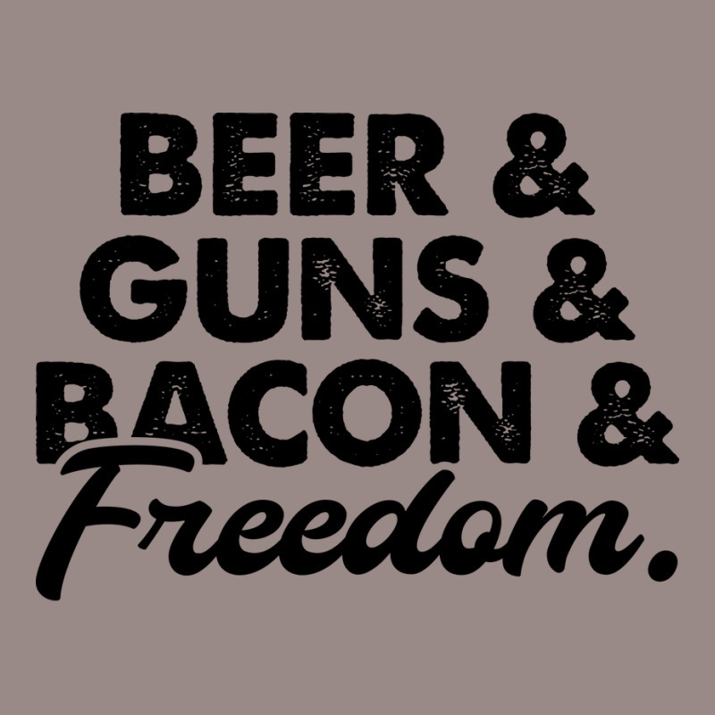 Beer Guns Bacon And Freedom Nature Vintage T-shirt | Artistshot