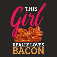 Bacon Pork Strips Bacon Lover Humor Ladies Fitted T-shirt | Artistshot