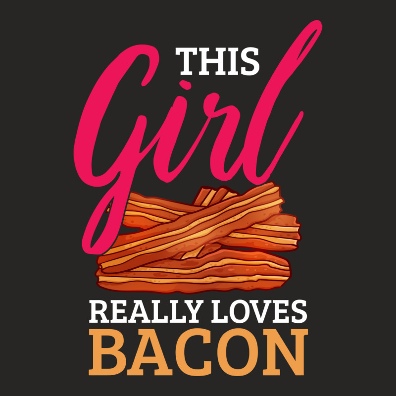 Bacon Pork Strips Bacon Lover Humor Ladies Fitted T-Shirt by joycehalimw | Artistshot